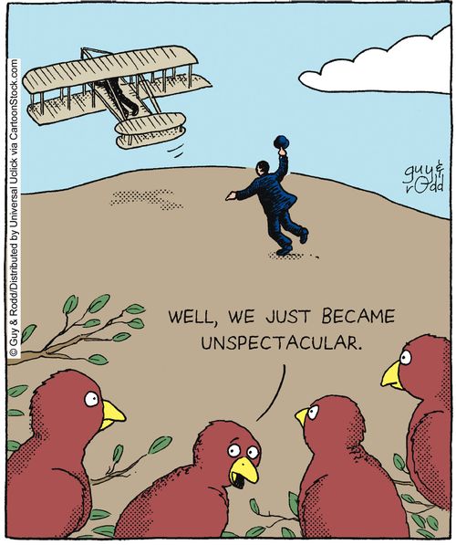 'Well, we just became unspectacular.'