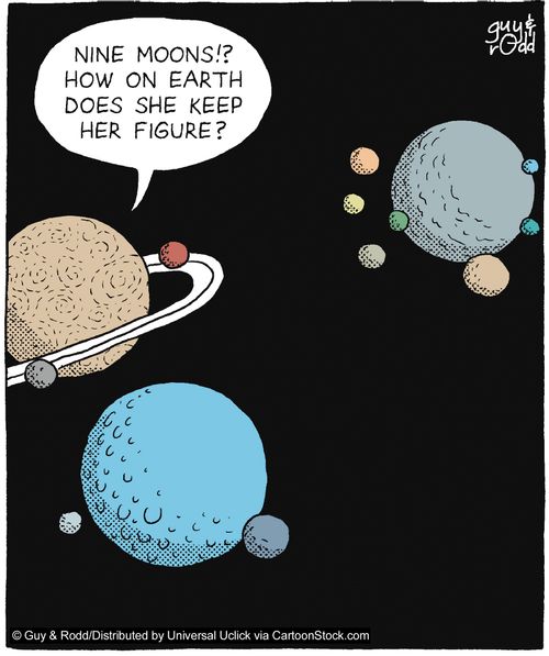 'Nine moons!? How on earth does she keep her figure?'