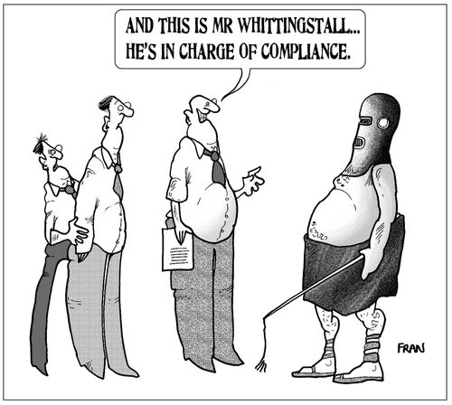 'And this is Mr Whittingstall...He's in charge of compliance.'