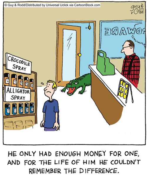 He only had enough money for one, and for the life of him he couldn't remember the difference,
