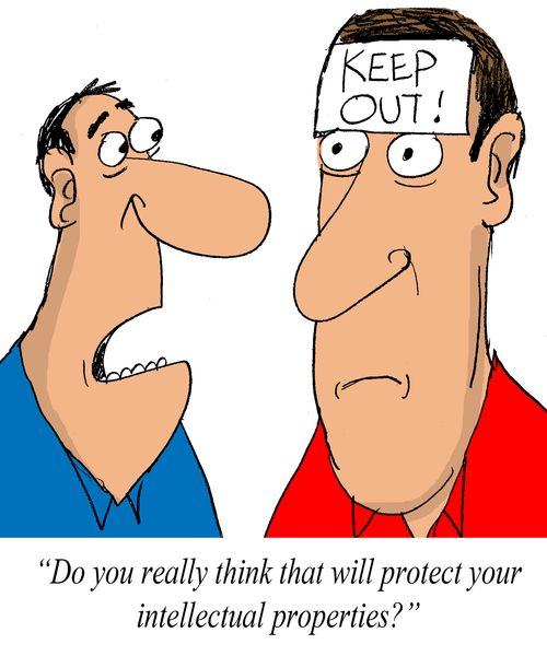 'Do you really think that will protect your intellectual properties?'