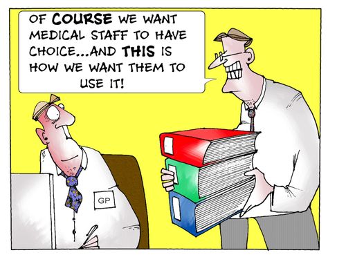 'Of course we want medical staff to have choice...and this is how we want them to use it.'