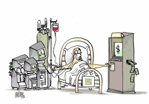 High cost of health care.
