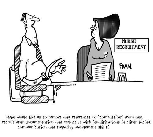 NHS recruitment.