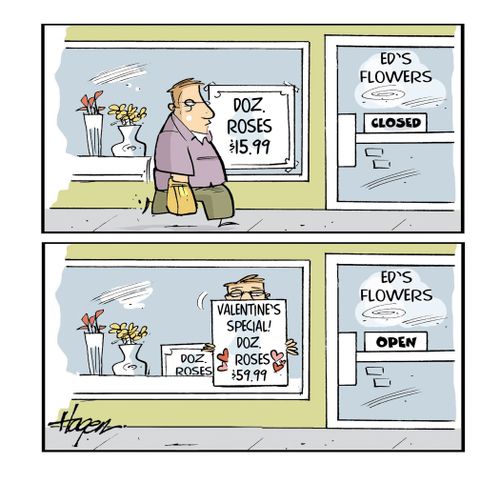 Ed's Flowers: Valentine's Special! Doz Roses $59.99