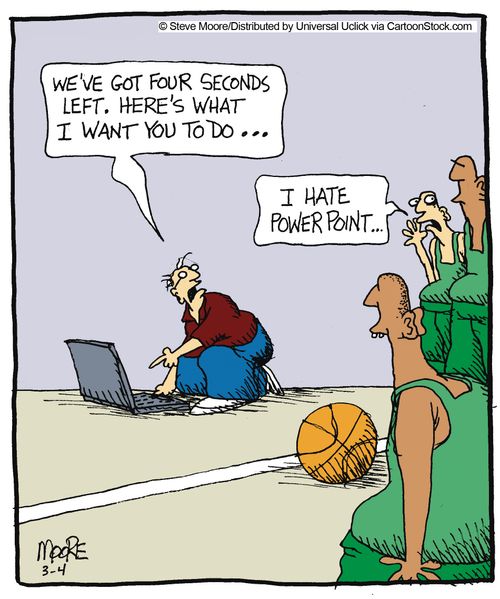 'I hate PowerPoint.'