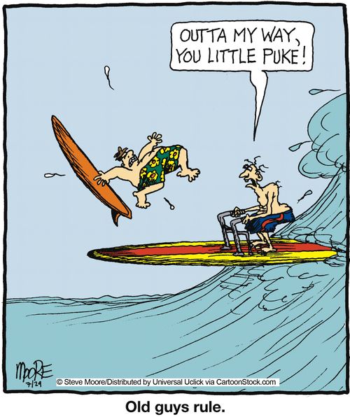 'Outta my way, you little puke!'