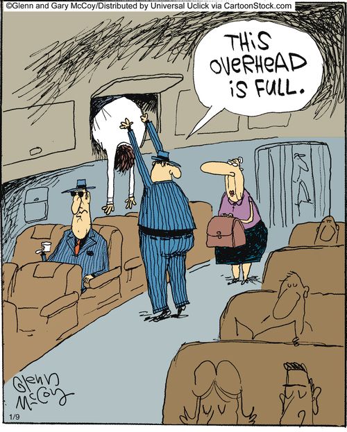 'This overhead is full.'
