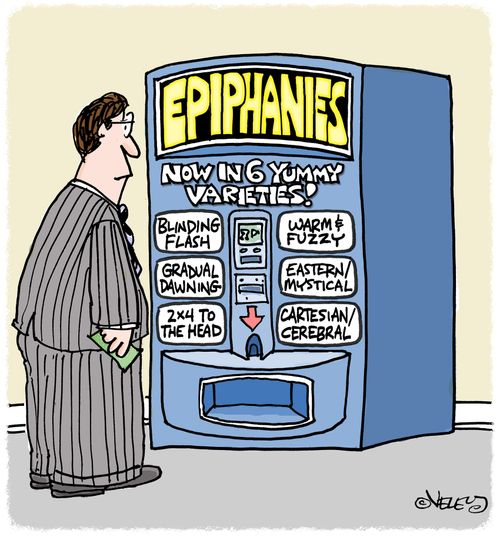 Vending Machine: Epiphanies... Now in six yummy varieties!