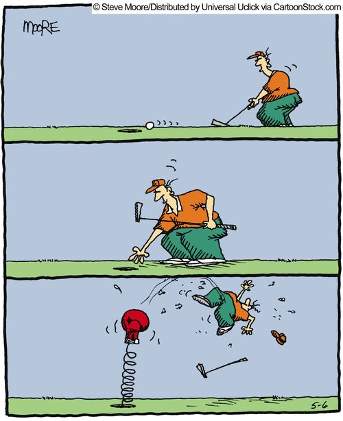 The Dangers of Golf.