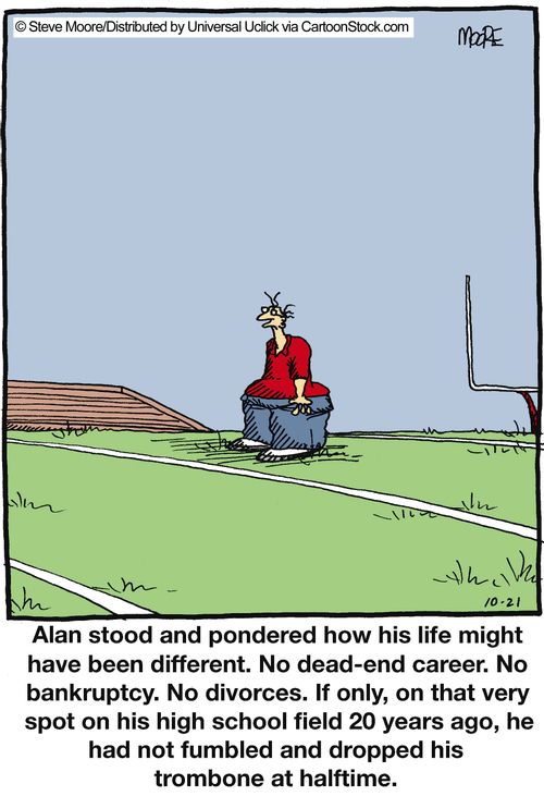 Alan stood and pondered how his life might have been different...