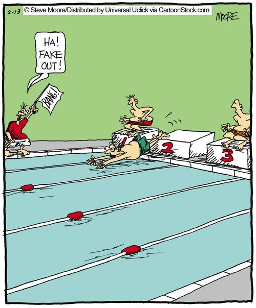 'Ha! Fake out!'