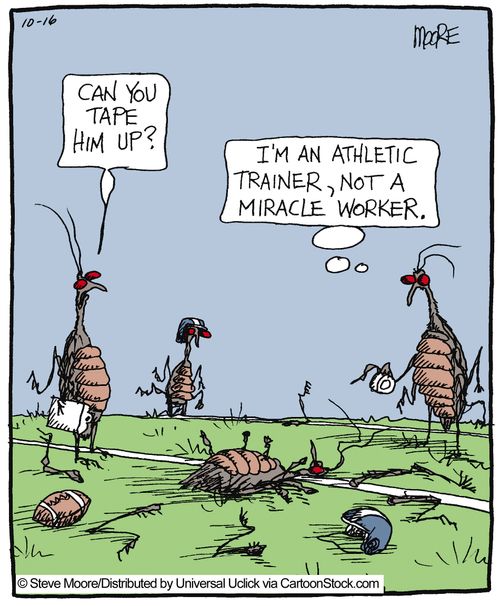 'I'm an athletic trainer, not a miracle worker.'