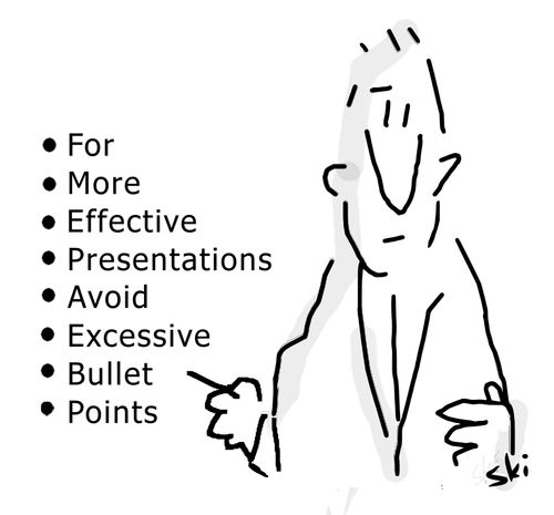 For More Effective Presentations Avoid Excessive Bullet Points.