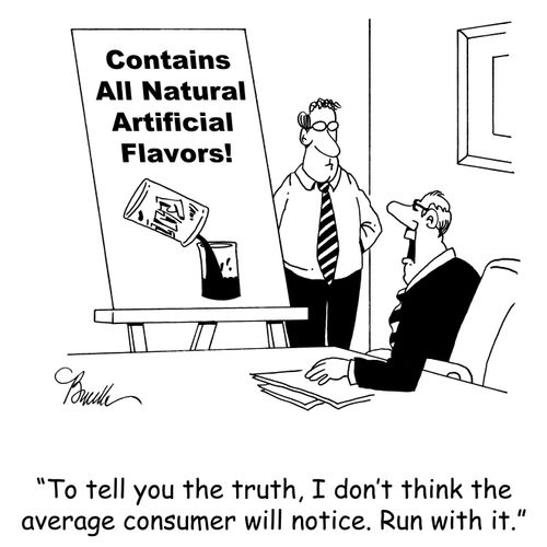 'To tell you the truth, I don't think the average consumer will notice. Run with it.'