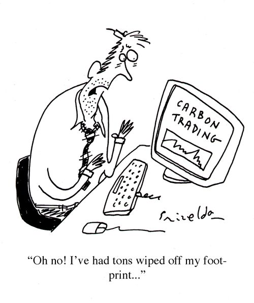 'Oh no! I've had tons wiped off my footprint.'