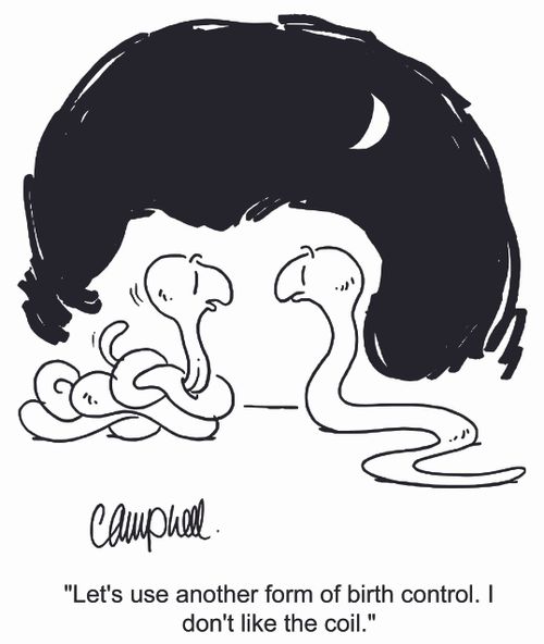 'Let's use another form of birth control. I don't like the coil.'