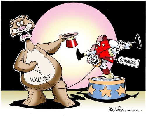Wall Street pulls Congress's string.