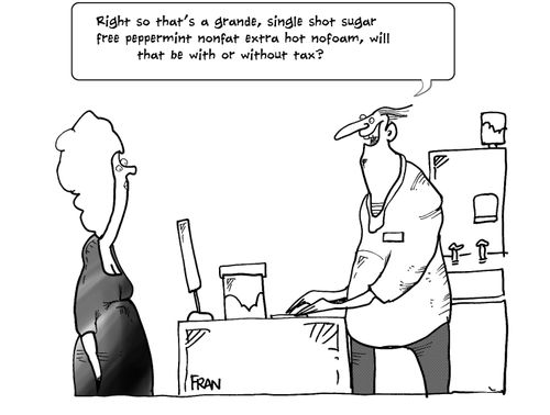 How much would coffee cost if they did pay tax?