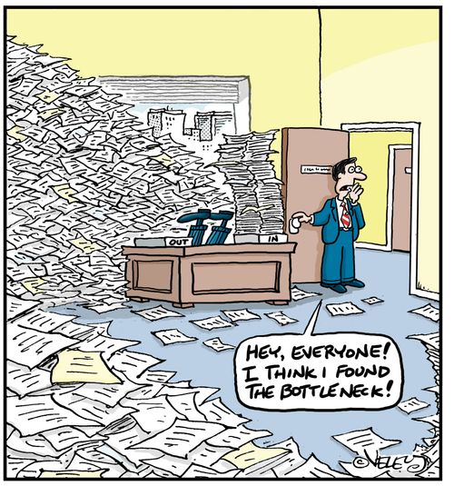 'Hey, everyone! I think I found the bottleneck!'