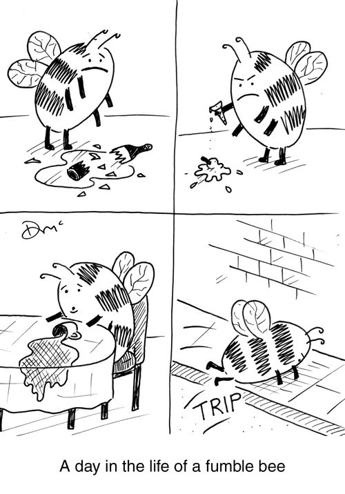 The fumble bee