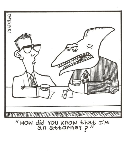 'How did you know that I'm an attorney?'