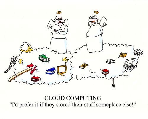 'I'd prefer it if they stored their stuff someplace else!'