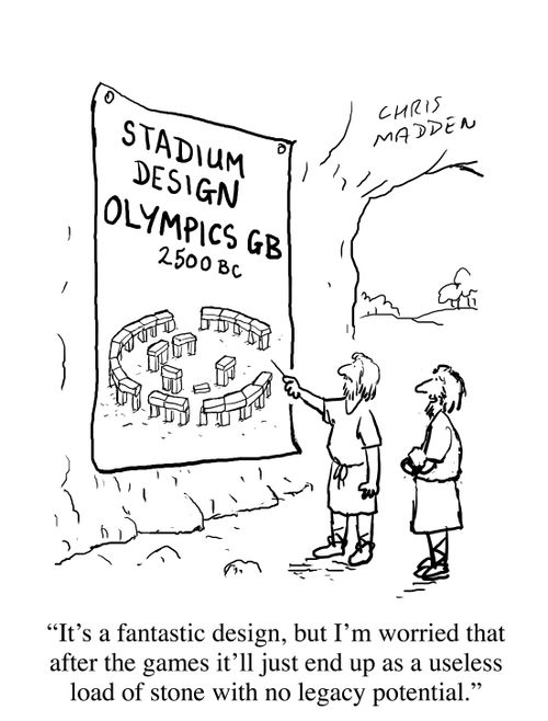 'It's a fantastic design, but I'm worried that after the games it'll just end up as a useless load of stone with no legacy potential.'