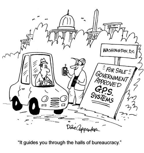 'It guides you through the halls of bureaucracy.'