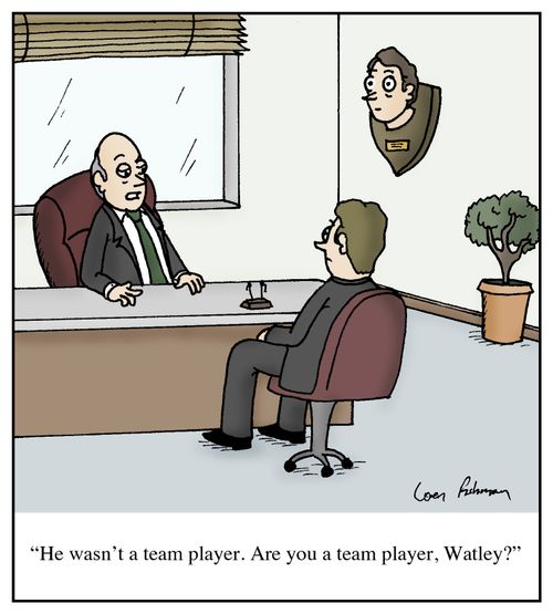 'He wasn't a team player. Are you a team player, Watley?'