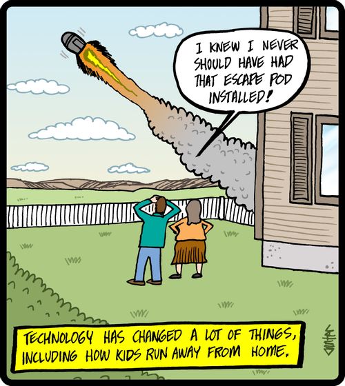 Technology has changed a lot of things, including how kids run away from home.