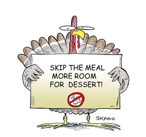 'Skip the meal more room for dessert!'