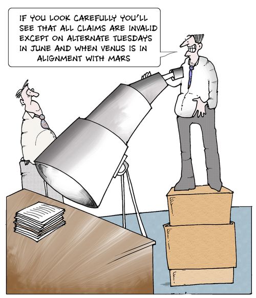 "If you look carefully you'll see that all claims are invalid except on alternate Tuesdays in June and when Venus is in alignment with Mars."