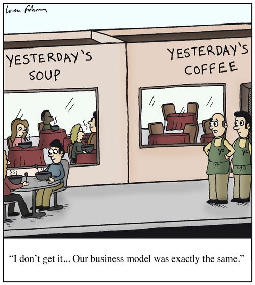 'I don't get it... Our business model was exactly the same.'