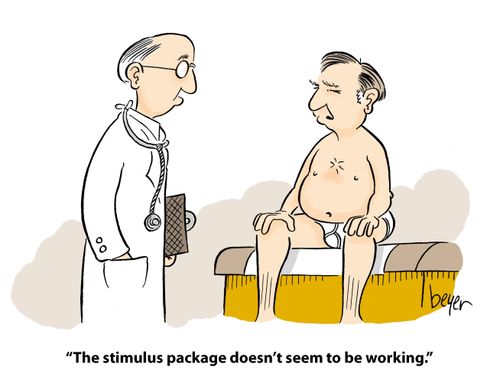 'The stimulus package doesn't seem to be working,'