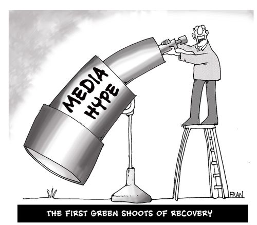 The  first green shoots of recovery.