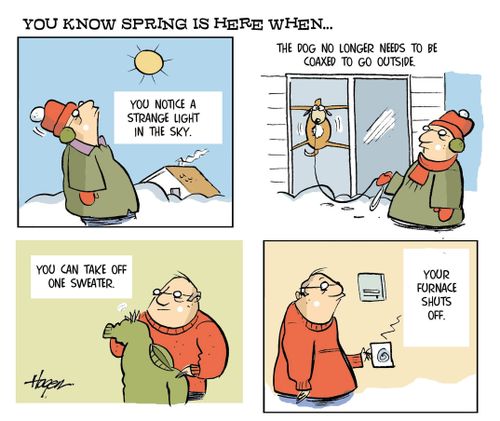 How to Tell Spring is Here.
