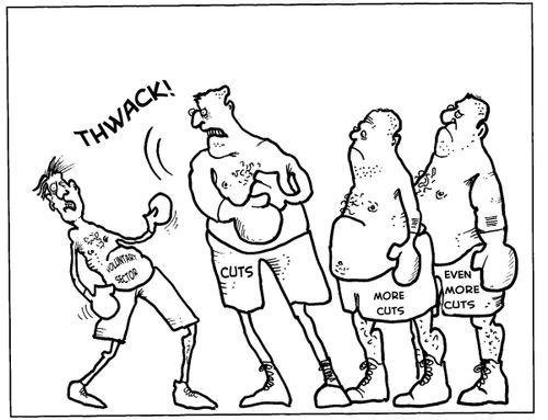 The Voluntary Sector takes a beating