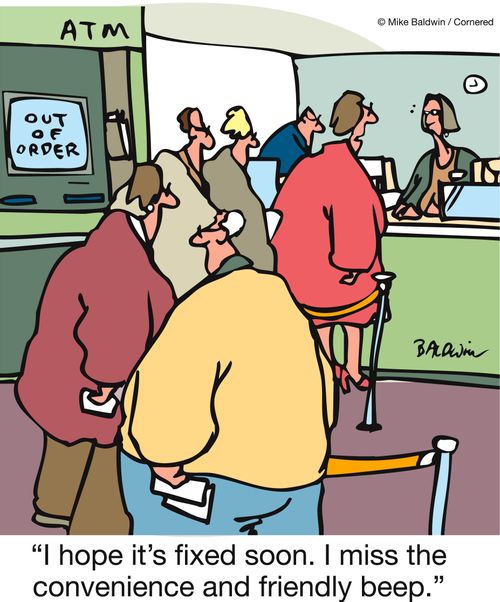 'I hope it's fixed soon. I miss the convenience and friendly beep.'