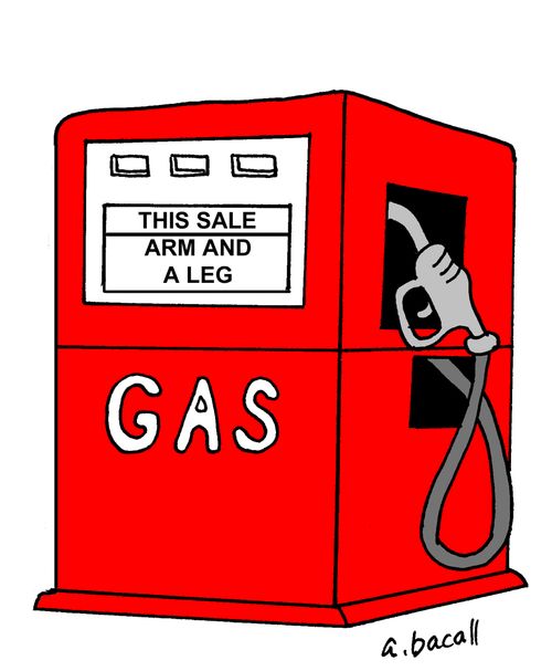 GAS PRICES AT PUMP