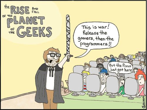 The Rise and Fall of the the Planet of the Geeks.