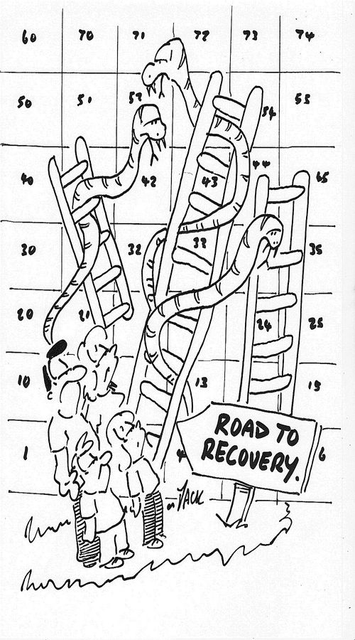 Road to Recovery: Snakes and Ladders.