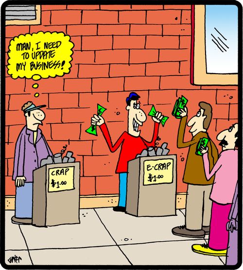 'Man, I need to update my business.'