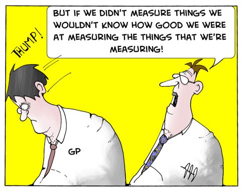 "But if we didn't measure things we wouldn't know how good we were at measuring the things that we're measuring!"