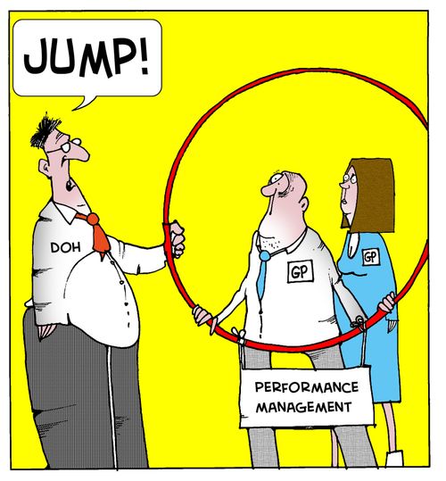 "Jump!" Performance management.