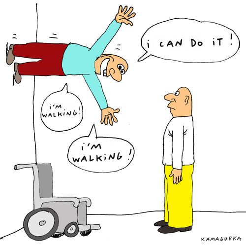 'I can do it! I'm walking!'