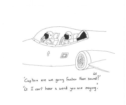 'Captain are we going faster than sound?'