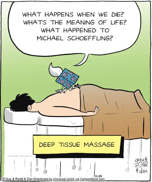 Deep tissue massage.