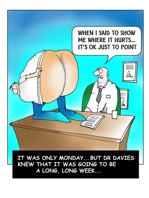 It was only Monday...but Dr Davies knew that it was going to be a long...long week...