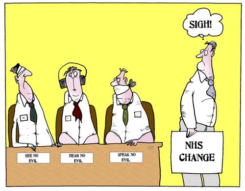 NHS Reforms: See No Evil, Hear No Evil and Speak No Evil.